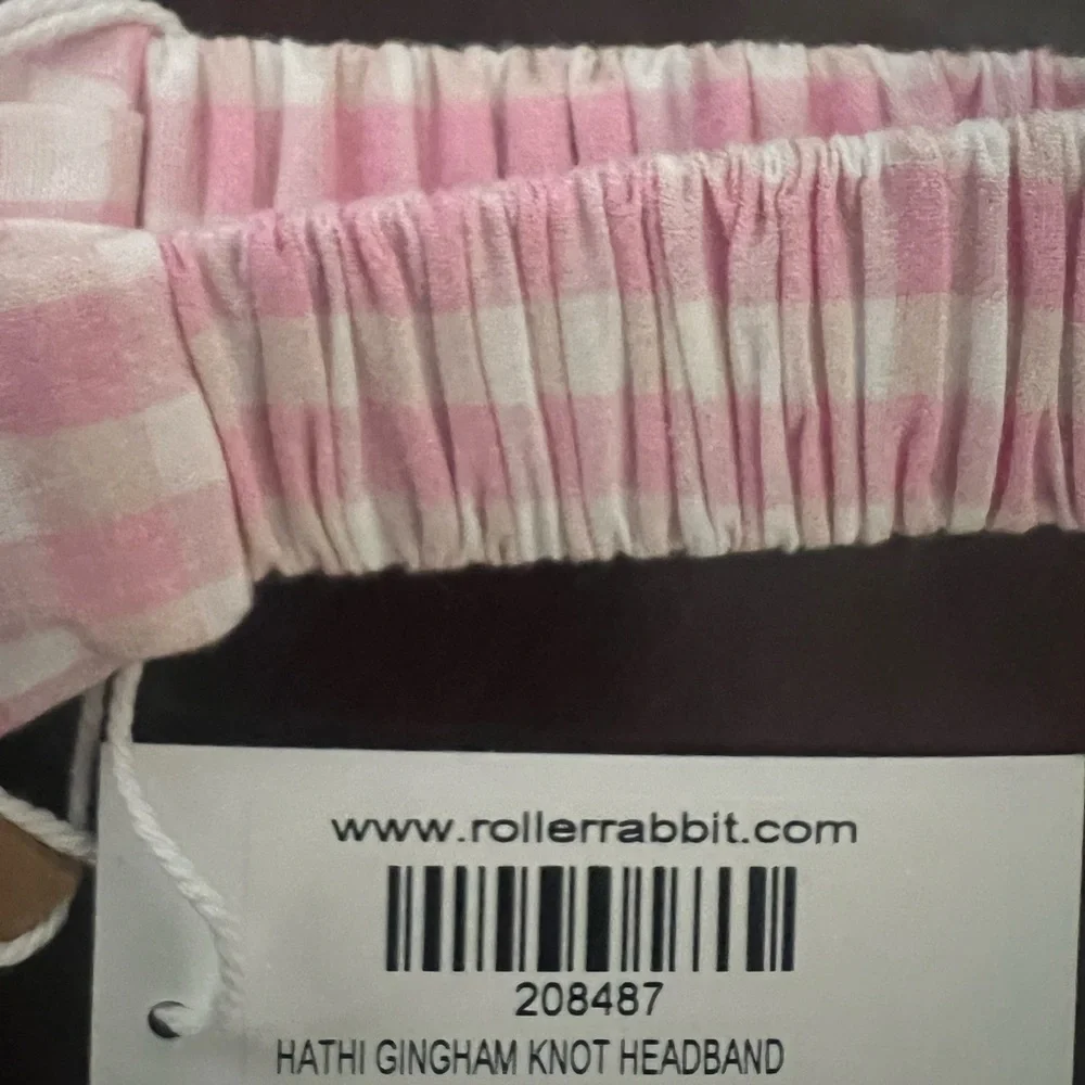 New Rolller Rabbit Hathi Gonghham Knot Headband in Pink, New with Tags
